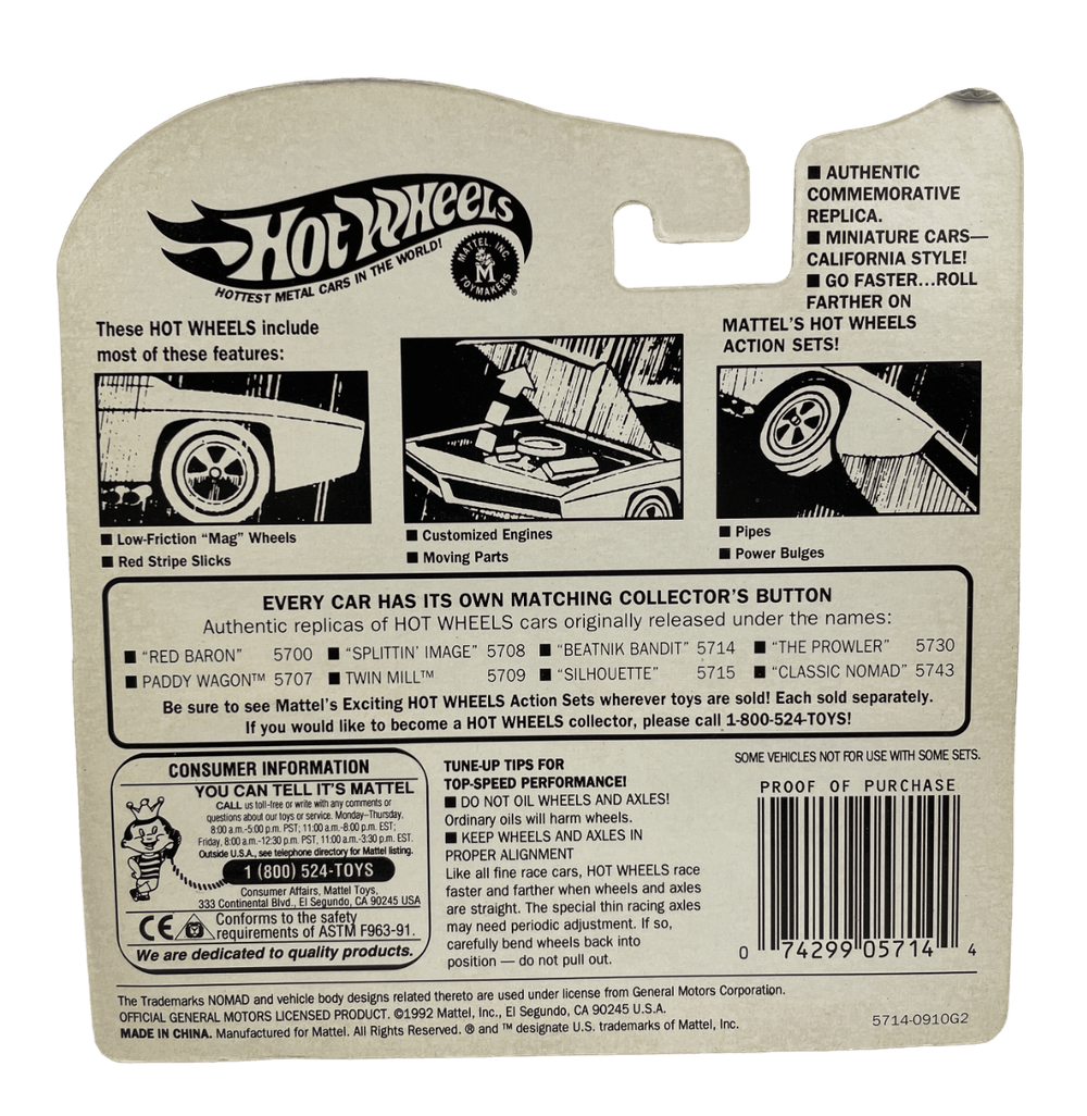 Hot Wheels Vintage Series: Beatnik Bandit (Antifreeze) (1993)