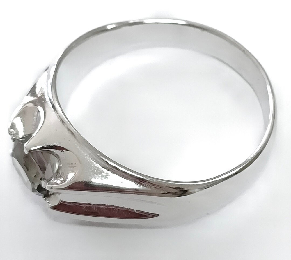 Ювелирное кольцо из серебра,вставка раух-топаз