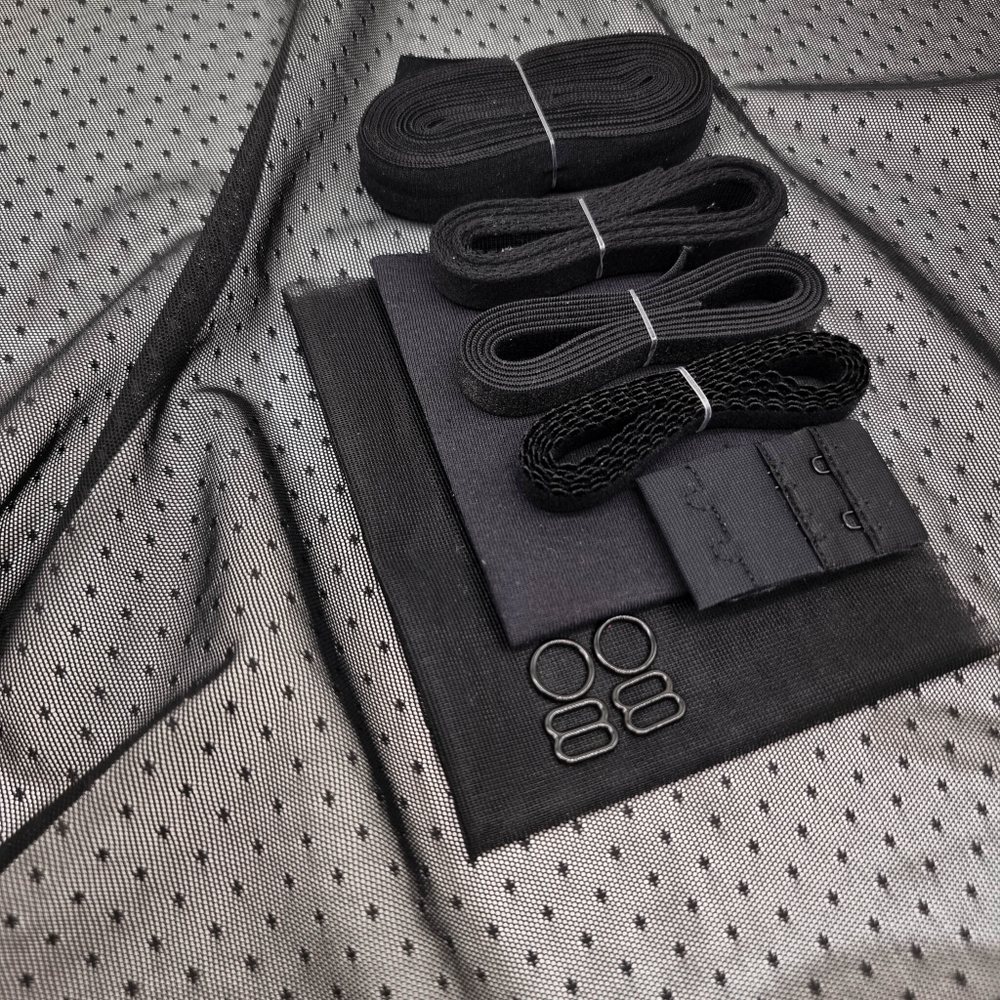 Сетка эластичная ЧЕРНЫЙ "МУШКА", Турция