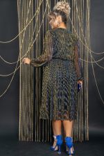 Платье Млечный путь (сине-золотое) П11715 LT Collection