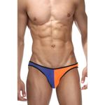 Мужские трусы слипы сине-оранжевые Cosmos Colors RS10GBO