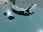 Передний бампер и капот для переделки Lamborghini Huracan в стиль Tecnica Ламборгини Хуракан
