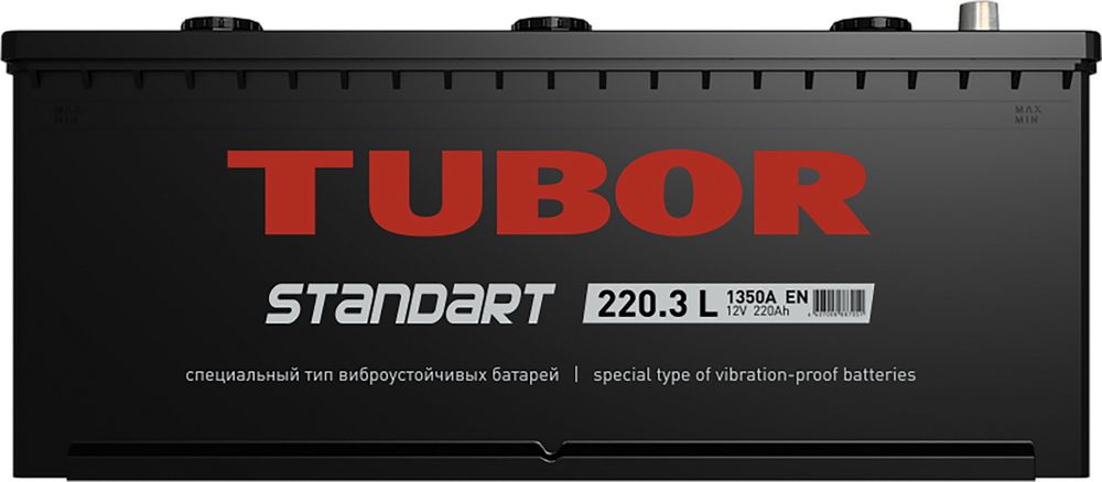 TUBOR Standart 6СТ-220 аккумулятор