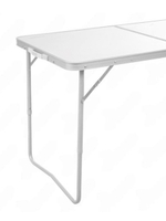 Набор мебели Nisus (СТАЛЬ) стол + 4 табурета (чехол,Velcro) Green (N-FS-21407+21124-S-G)