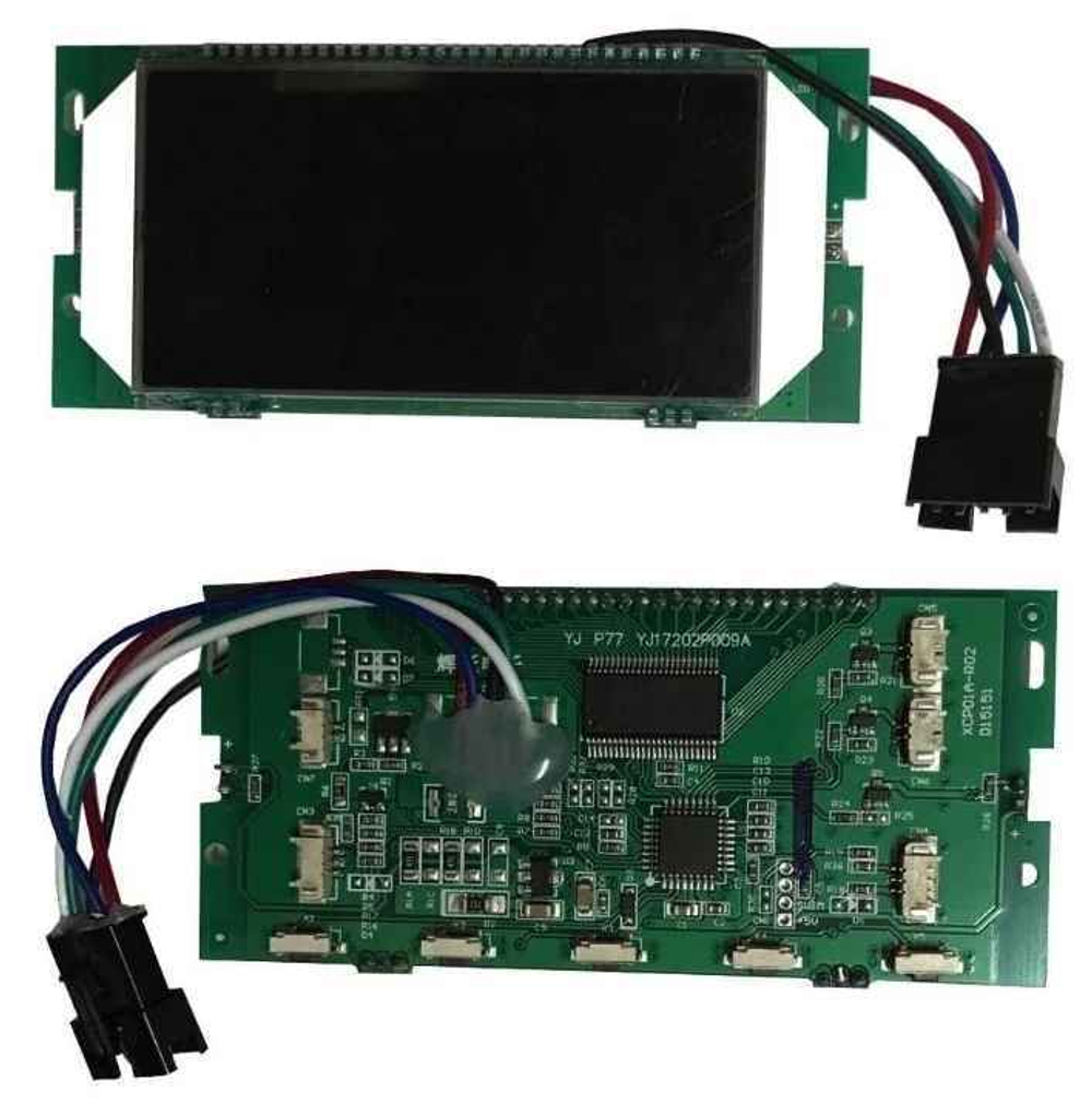 Дисплей рулевая плата бортовой компьютер для Kugoo S3 зеленый