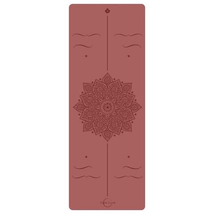 Каучуковый йога коврик Amra Red Pro 185*68*0,45 см