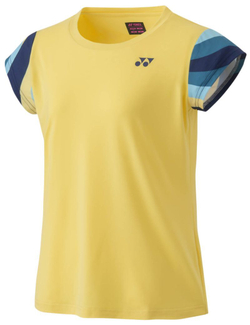 Женская теннисная футболка Yonex AO Crew Neck T-Shirt - Yellow