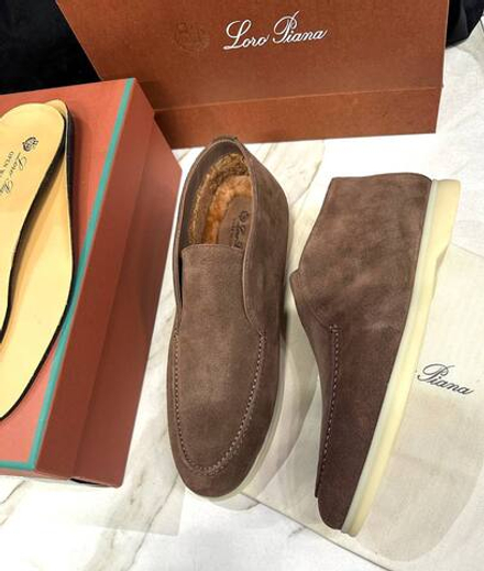 Высокие лоферы Loro Piana