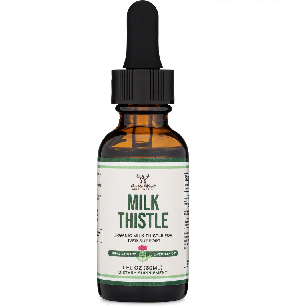 Double Wood Supplements - Milk Thistle - 30 x 1 fl oz servings