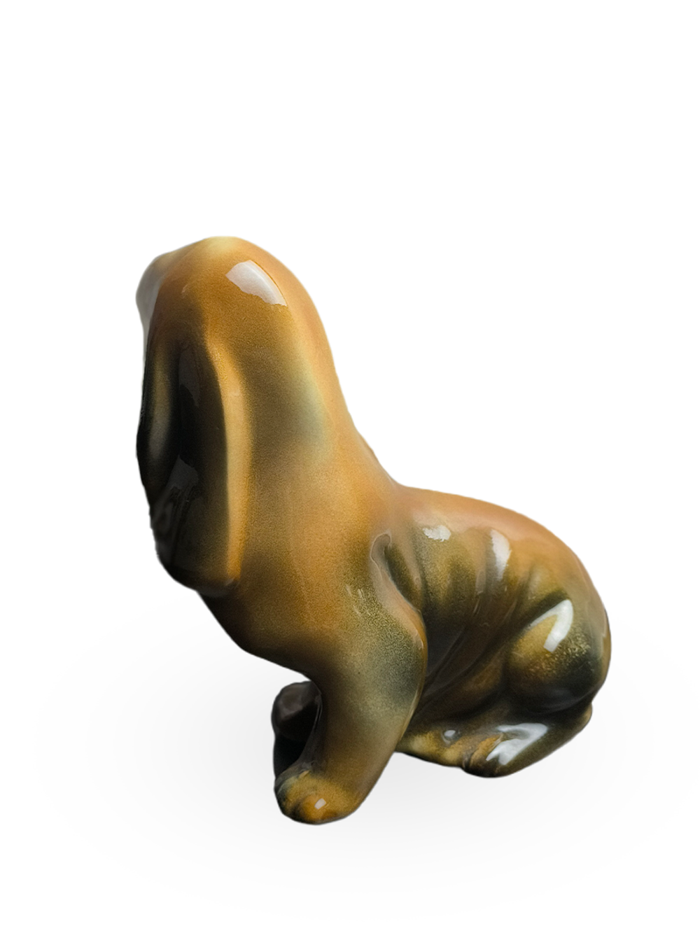 Фарфоровая статуэтка "Бассет-хаунд"