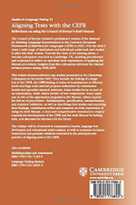 Aligning Tests with the CEFR: Reflections on Using the Council of Europe's Draft Manual (Studies in Language Testing)