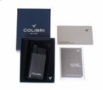 Зажигалка сигарная Colibri Evo, черный карбон LI520C30