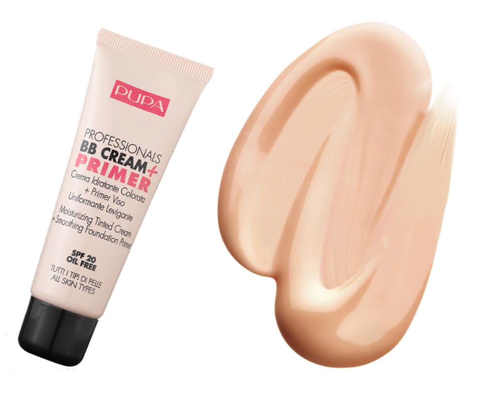 Pupa Крем тональный BB Cream, эффект праймера, для жирной и комбинированной кожи, тон №001, Светлый тон кожи