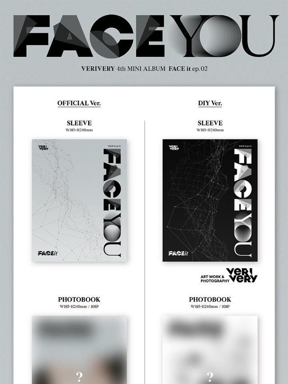 Альбом Verivery - Face You 4th Mini Album RANDOM Version