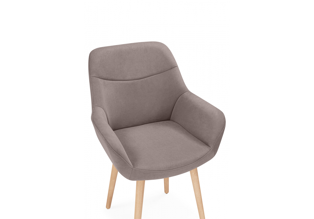 Стул деревянный Woodville Флюид 360 латте (zd 290), светлое дерево