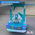 Детский электромобиль для набережной «Звёздный патруль», двухместный, яркий корпус