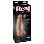 Телесный реалистичный вибратор-гигант 34,5см на присоске PipeDream Real Feel Deluxe #12 Wallbanger Realistic Vibrating Dong Flesh 1522-21