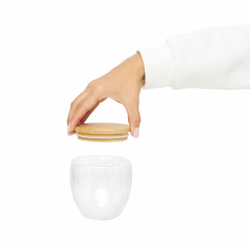 Стакан с двойными стенками BAMBOO ART S, объем ок. 250 ml