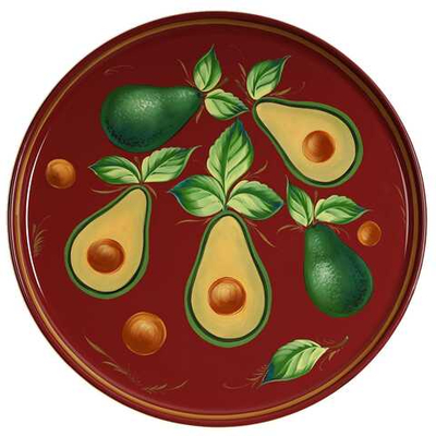 Zhostovo metal tray A14D29092593