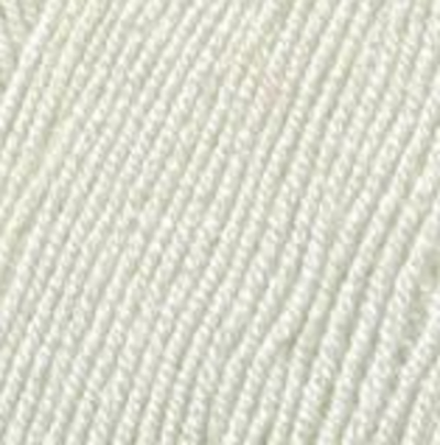 Пряжа "Мираж", 50% мериносовая шерсть, 50% акрил, 100 гр, 330 м, отбелка