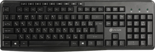 Клавиатура Оклик K225W белый USB беспроводная Multimedia (1875235)