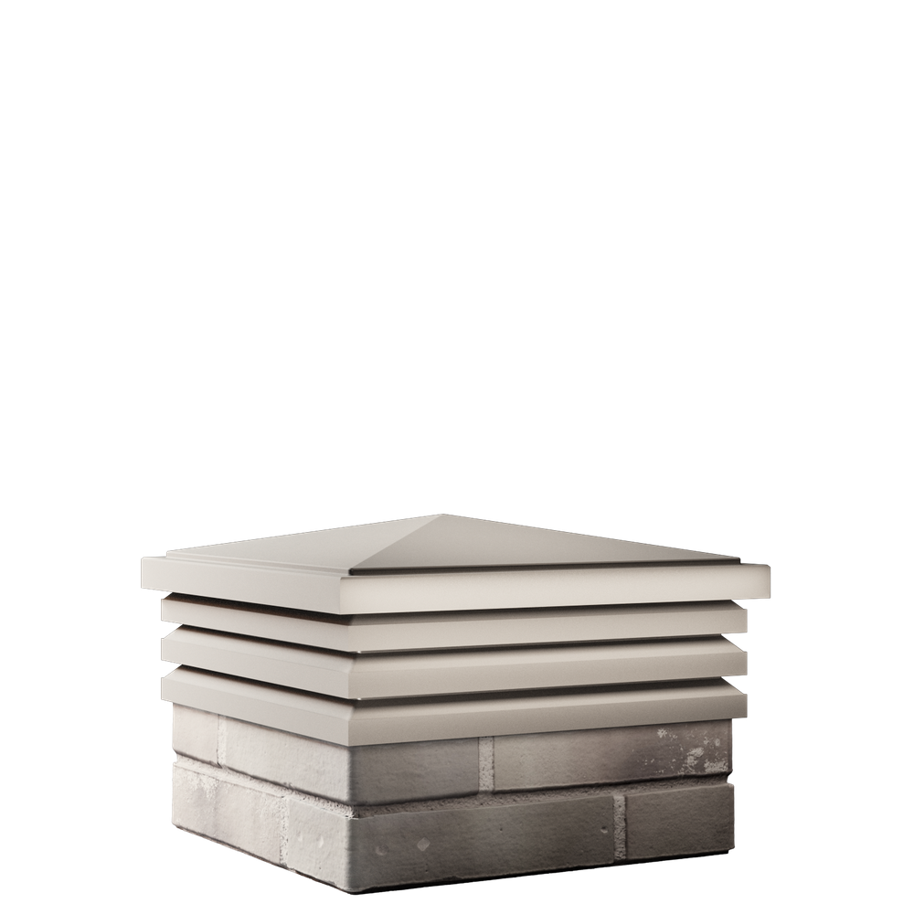 Колпак полимеркомпозитный Bona 385*385 (1,5 кирпича) бежевый