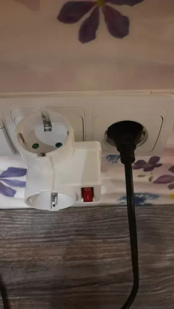 тройник с клавишей