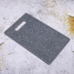 Доска разделочная пластиковая «Каменная крошка» 22*37см, серая