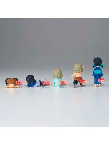 Фигурка Аниме Клинок рассекающий демонов WCF Inosuke 7см 1шт.