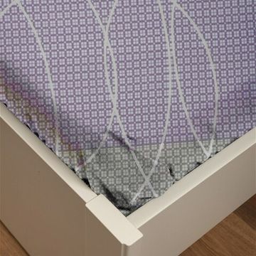 Простыня  Нурай , полисатин  180x220  Domtekc