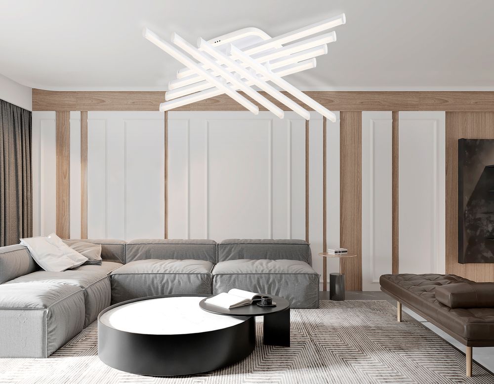 Ambrella Потолочный светодиодный светильник с пультом LineTech FL6261