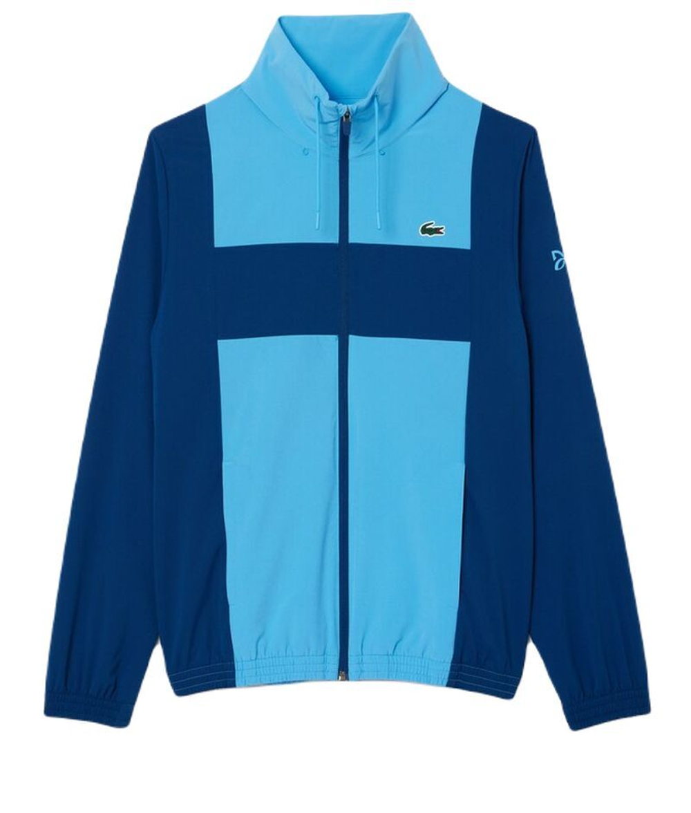 Мужской теннисный костюм Lacoste Tennis x Novak Djokovic - небесный