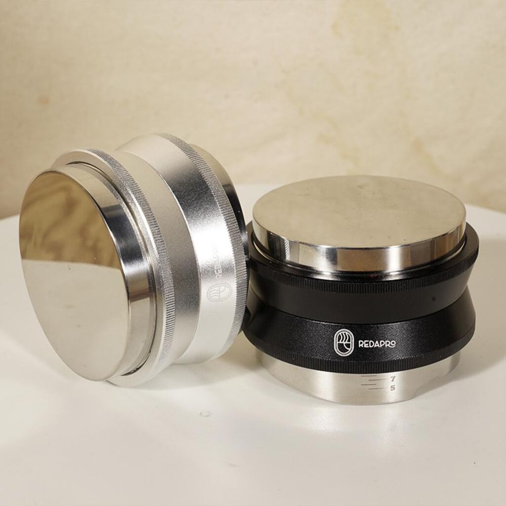 Темпер разравниватель для кофе d 58 мм нерж. + алюм. черный P.L.- Barbossa