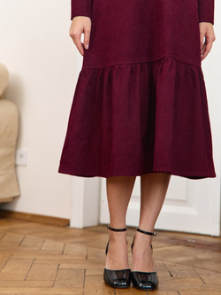 Платье с рукавом длинное