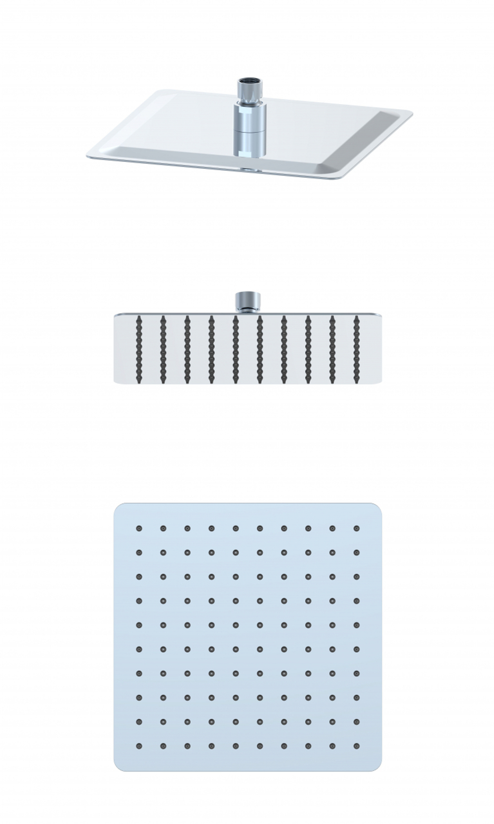 Верхний душ WONZON & WOGHAND, Хром (WW-88DP06-CR)