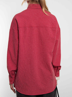 Рубашка Модная клеточка красного цвета