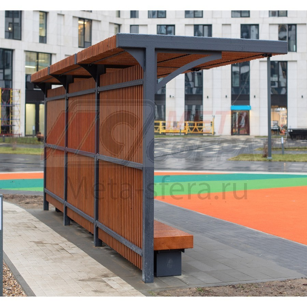 Пергола Греция со скамейкой