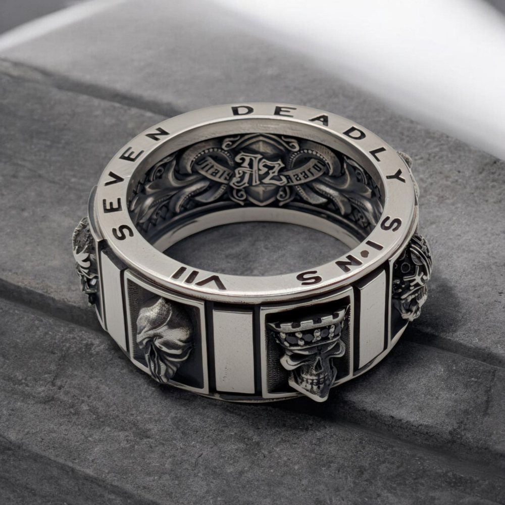 Кольцо из серебра "7 Deadly Sins" AZR-21