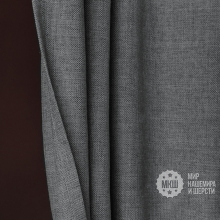 Готовые шторы под лен ДЖЕРРИИ (арт. BL01-274-05) - (140х270)х2 см. - серый