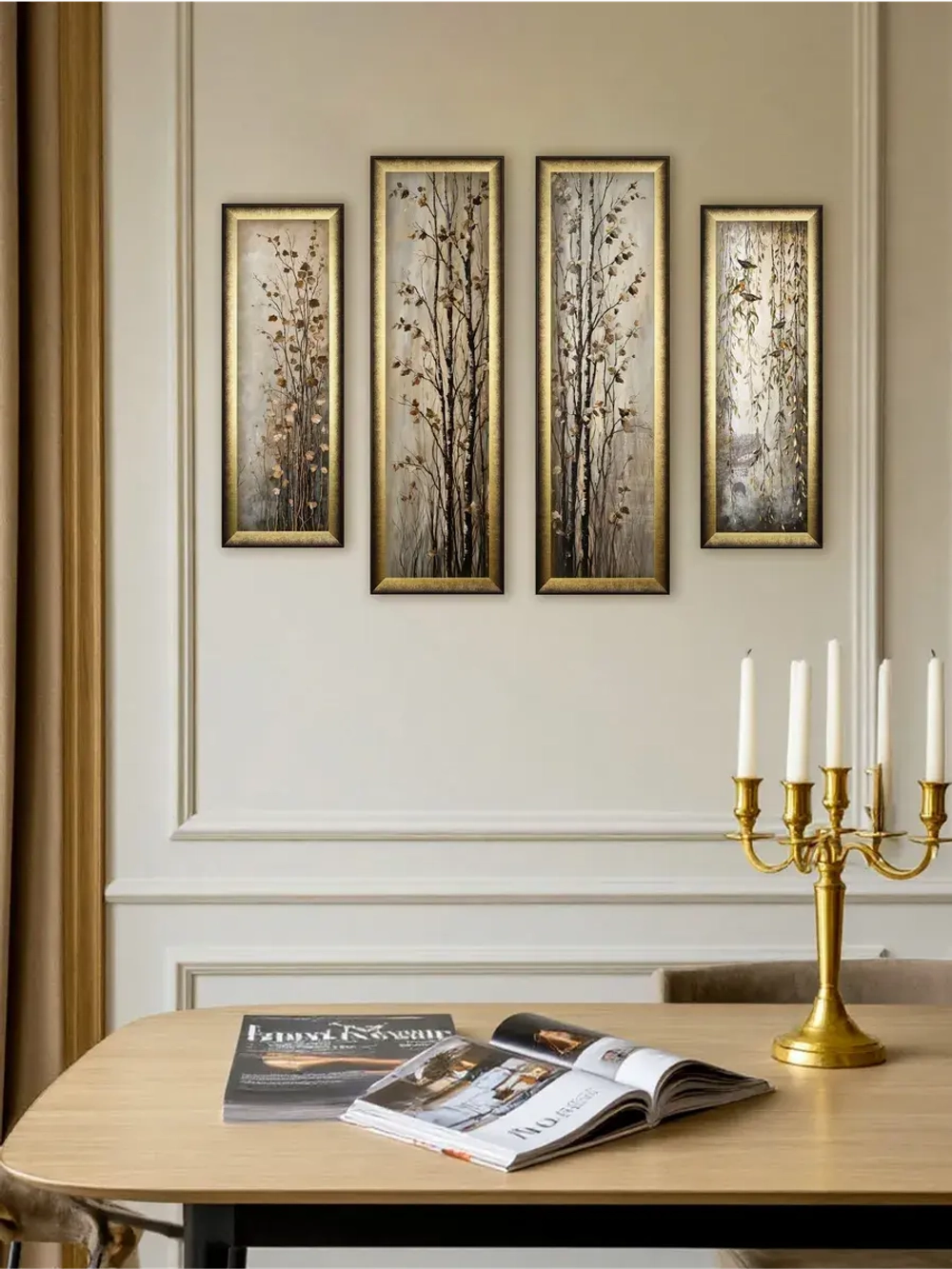 Картина настенная интерьерная на холсте 82*25 см