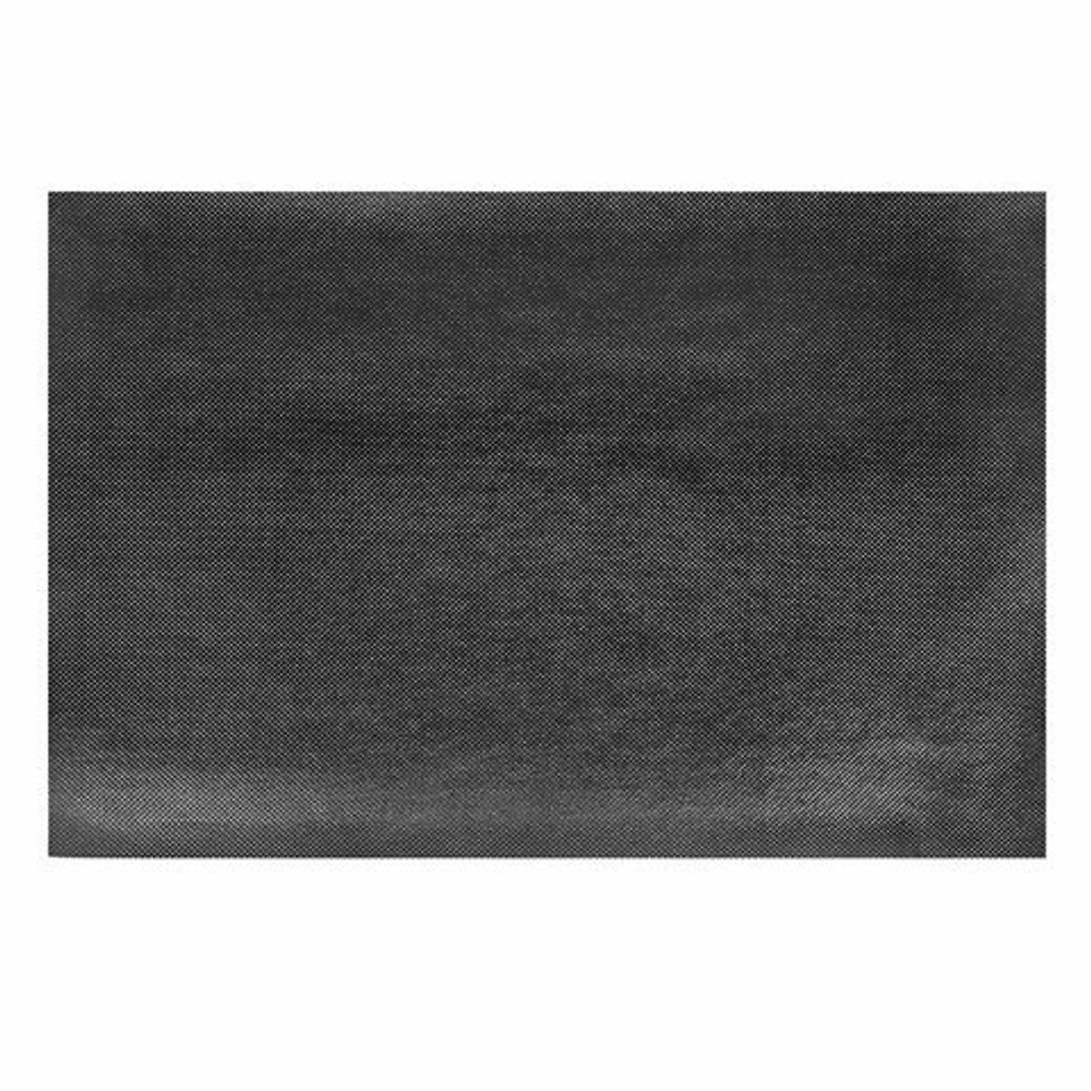 Коврик придверный 50х80 см, ЧЕРНЫЙ, влаго-грязезащитный, 430 г/м2, ребристый, ЛЮБАША СТАНДАРТ, 701032