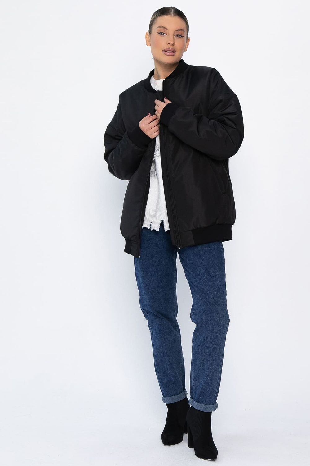 Бомбер утепленный Бинго (черный) Б14417-46М LT Collection