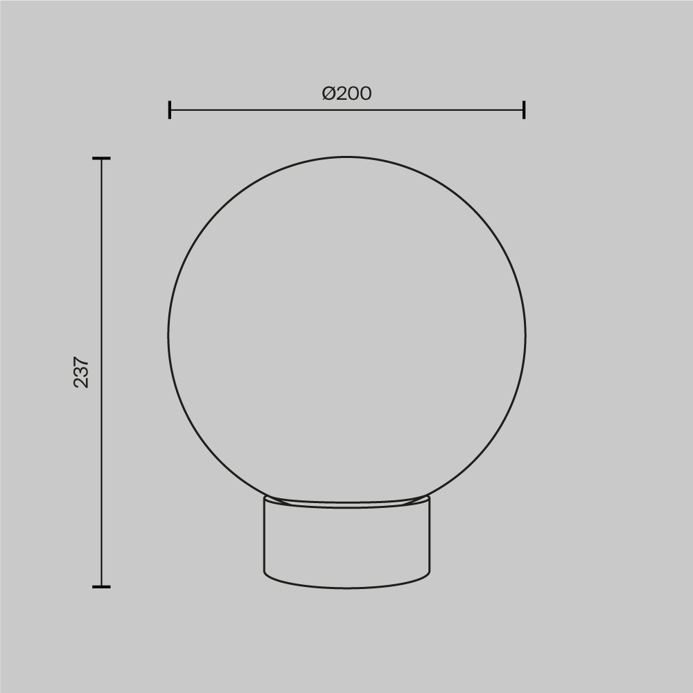 Настольная лампа Maytoni Basic form MOD321TL-01G3