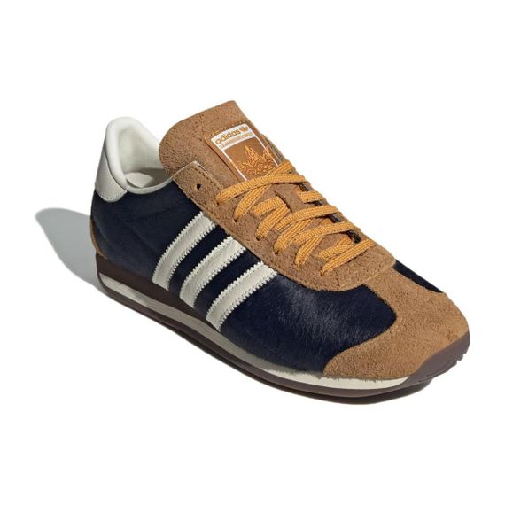 adidas originals COUNTRY OG Повседневная обувь Низкий Топ Коричнево-синий Унисекс