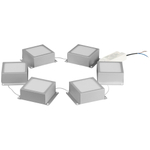 Светильник светодиодный ЭРА Грильято SPO-646-3-4K-S6 36Вт 4000К 89х89мм Домино 100х100 металлик 6 кубиков драйвер