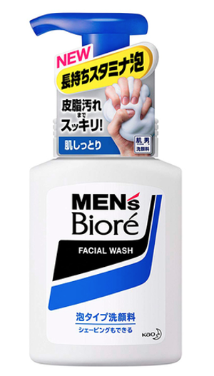 Biore Mens Мужская пенка для умывания и бритья с ароматом цитрусовых, 150мл.