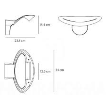 бра Mesmeri ( Artemide ) белое