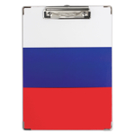 Доска-планшет BRAUBERG "Flag" с прижимом А4 (226х315 мм) российский флаг картон/ламинированная бумага (4 штуки в упаковке)