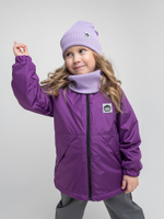 Куртка на флисовой подкладке "Котенок" фиолетовый