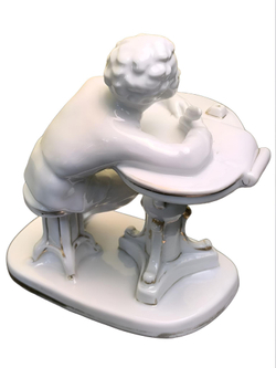 Фарфоровая статуэтка "Юный Пушкин", ЛФЗ, 1960 - 1970 гг.